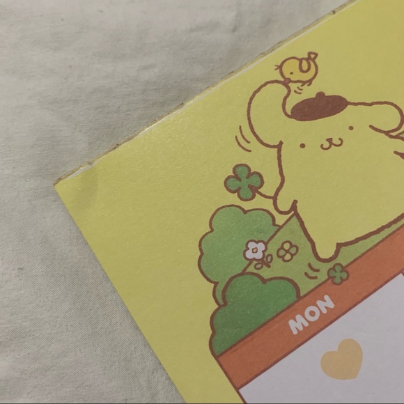 Yellow Pompompurin Sanrio Weekly Planner Pad - Picture 13 of 13